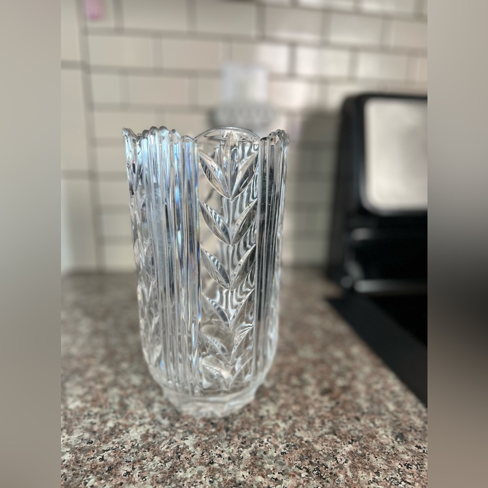 Vintage Heavy Crystal Vase